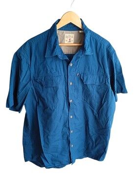 RedHead Navy Blue Button Down Size XL